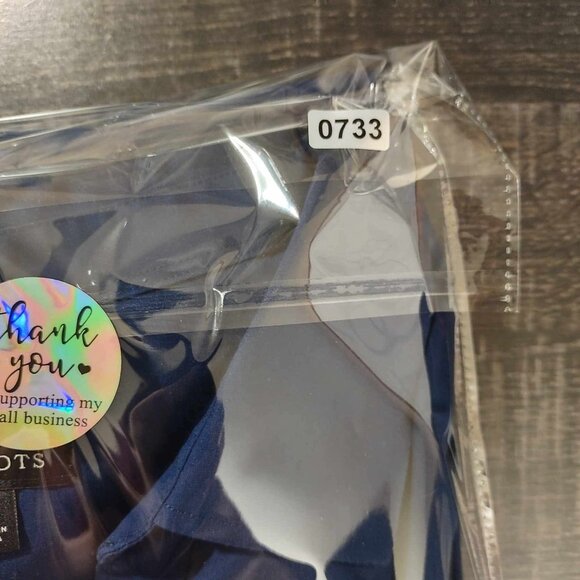 Talbot Women's 16 Blue Long Sleeve Button Up Shirt Westerncore Formal popover - Picture 8 of 8